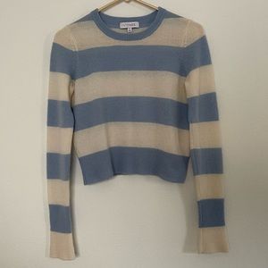 Intermix 100% cashmere cropped sweater